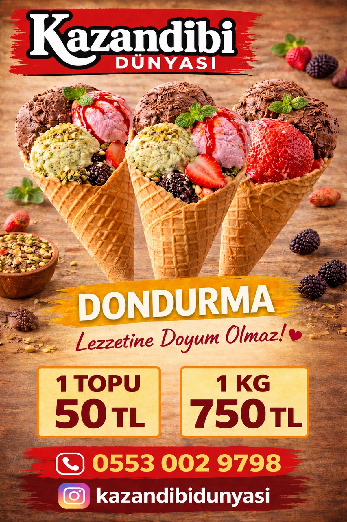 El Yapımı Dondurma